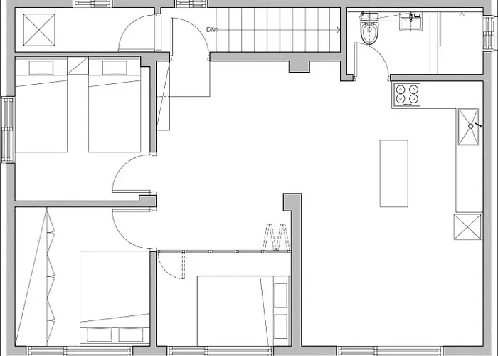 3br Jong-ro Family House, 4beds, 6 People